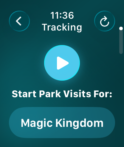 ParkScope Apple Watch visit tracking